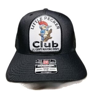 Little Pecker Club Lil Gents Making Dents Mesh Snapback Curved Bill Baseball